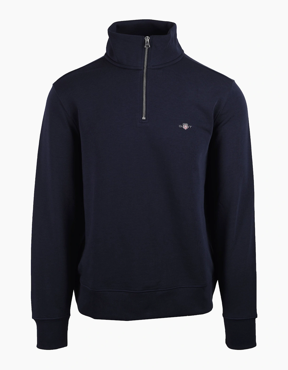 Gant Men's Gant Reg Shield Half Zip Sweat Evening Blue - Navy