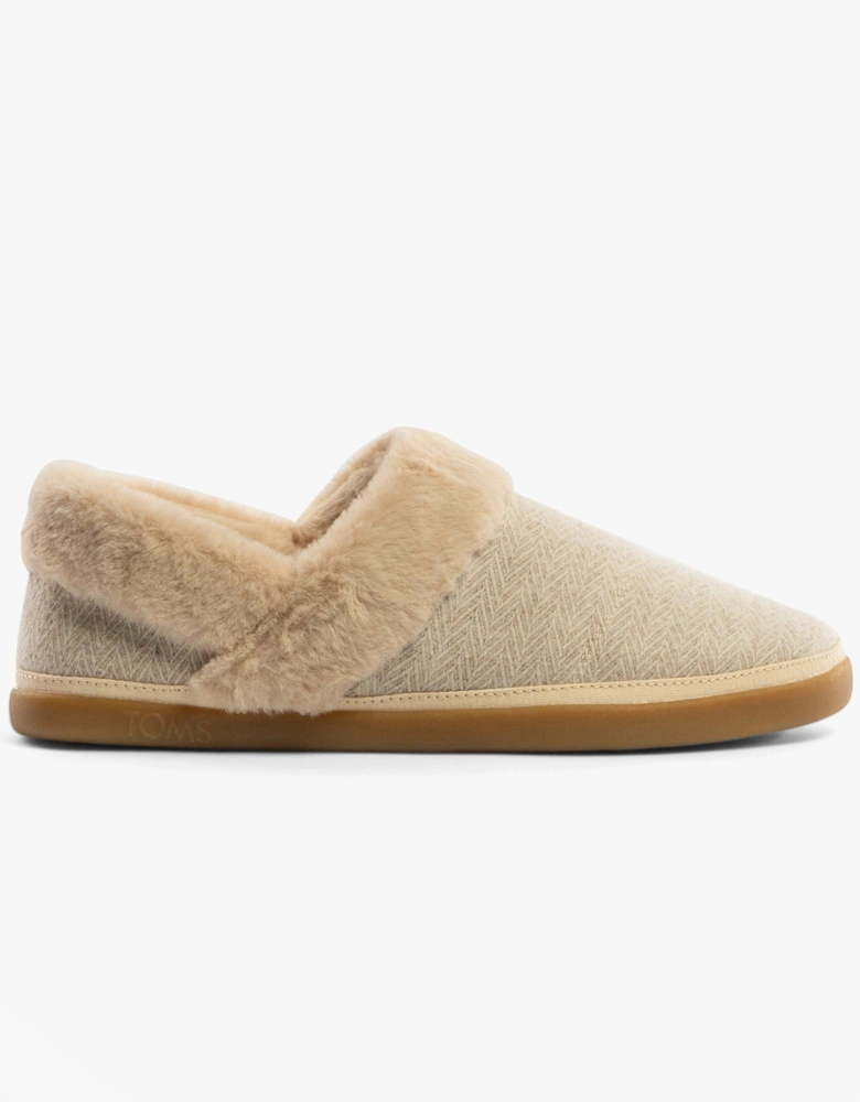 OSLO Womens Slippers Natural