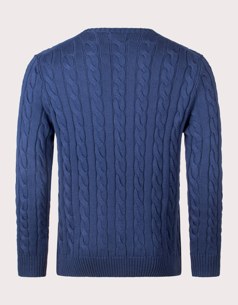 Cable Knit Cotton Jumper