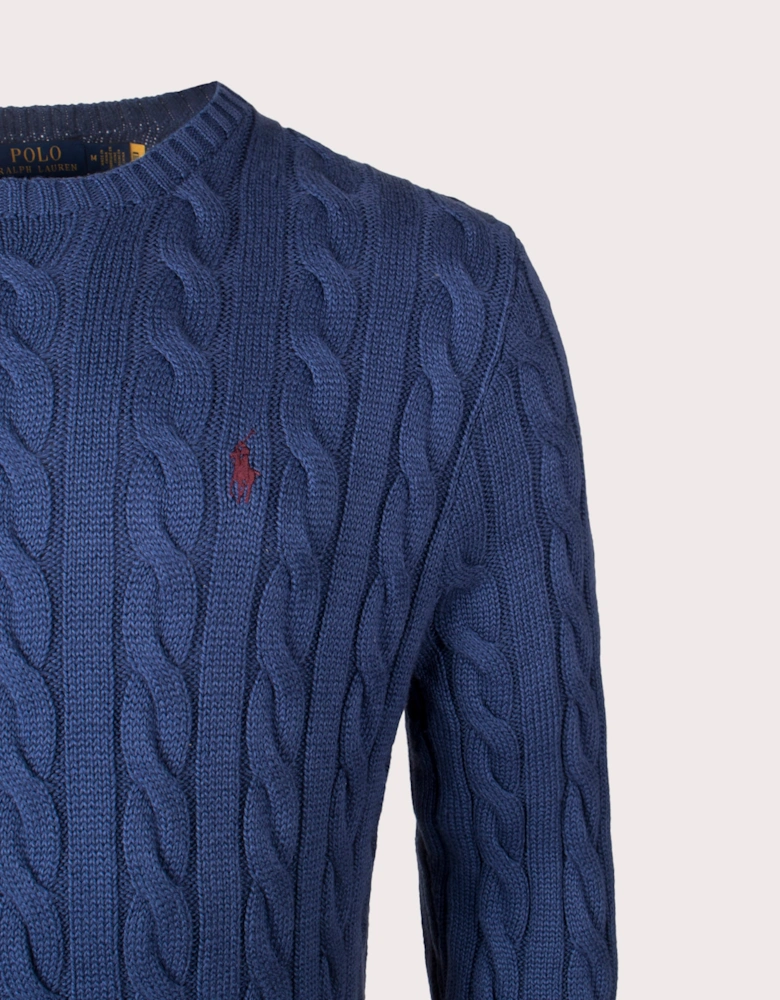 Cable Knit Cotton Jumper