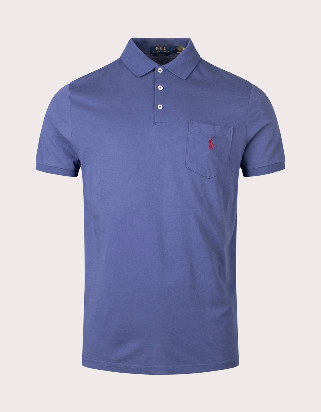 Classic Fit Jersey Pocket Polo Shirt, 4 of 3