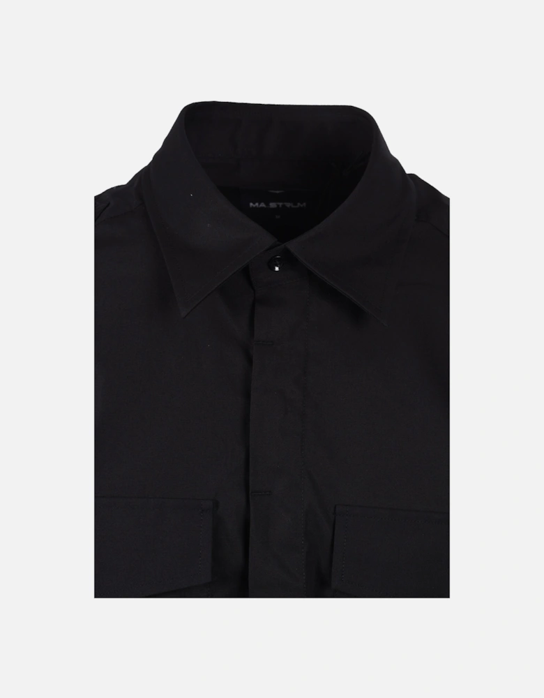 LS Cyclone Shirt Jet Black