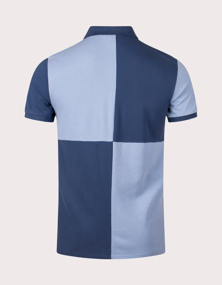 Custom Slim Fit Big Pony Mesh Polo Shirt
