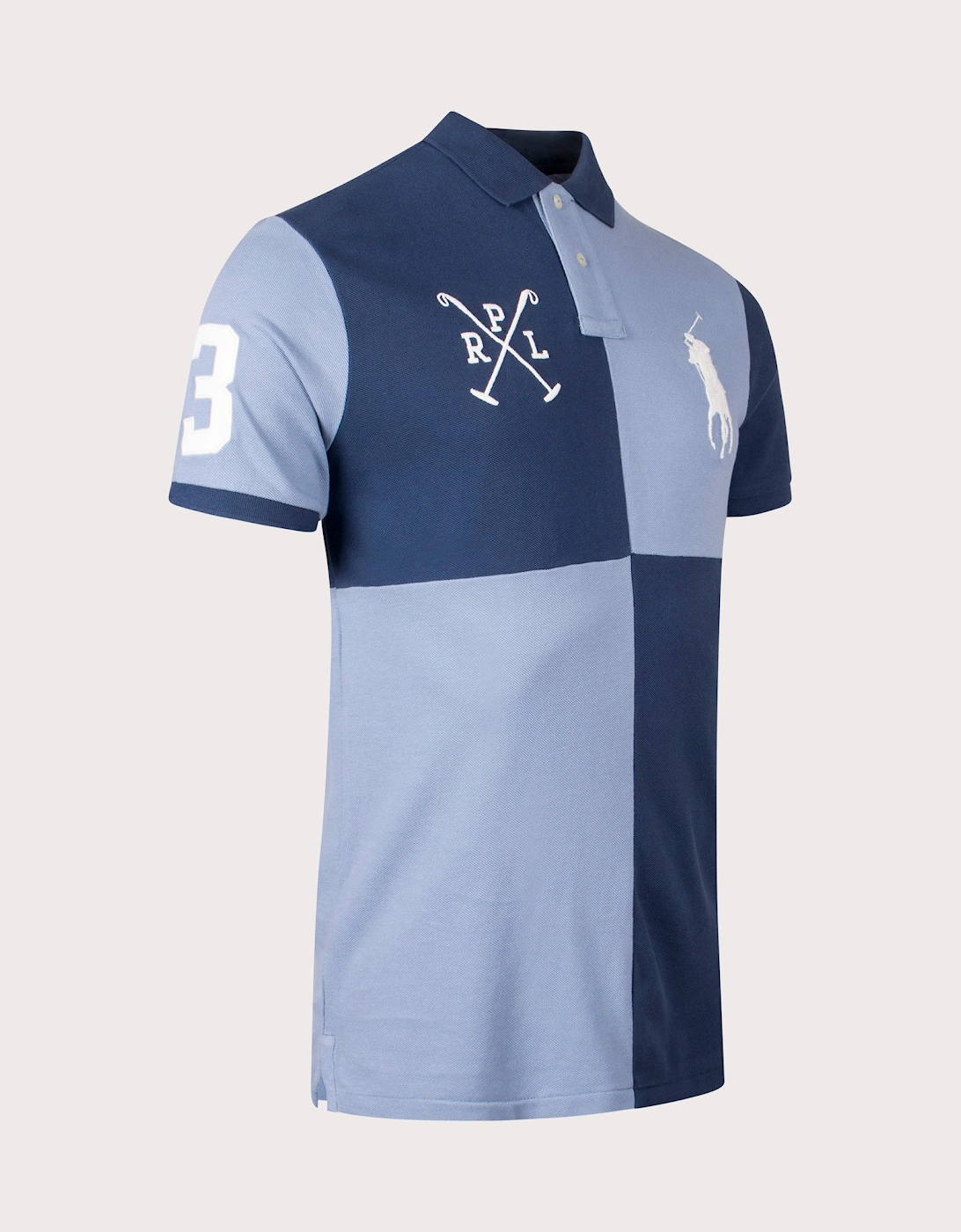 Custom Slim Fit Big Pony Mesh Polo Shirt