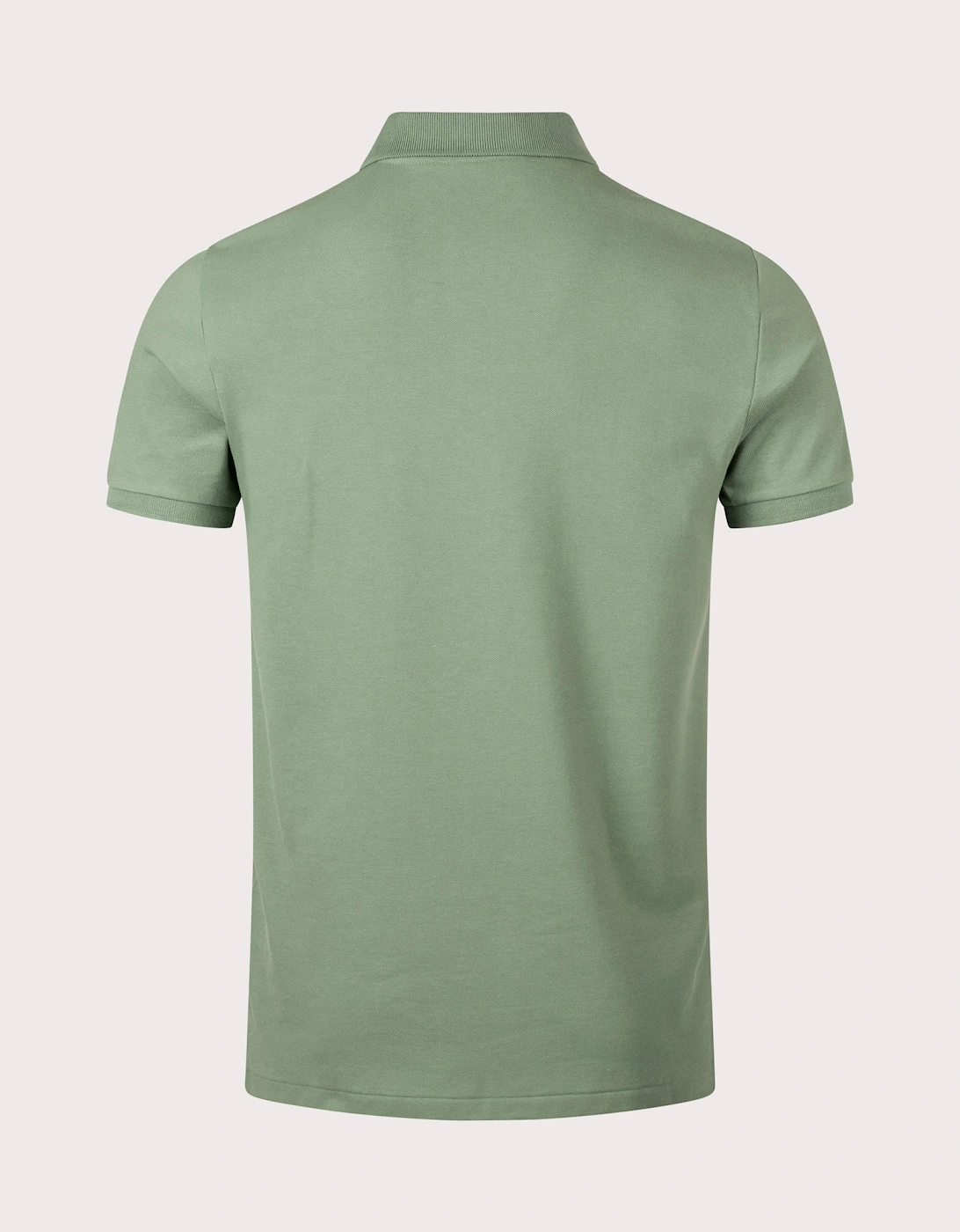 Custom Slim Fit Stretch Mesh Polo Shirt