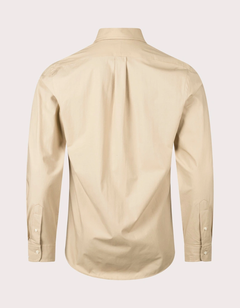 Custom Fit Stretch Poplin Shirt