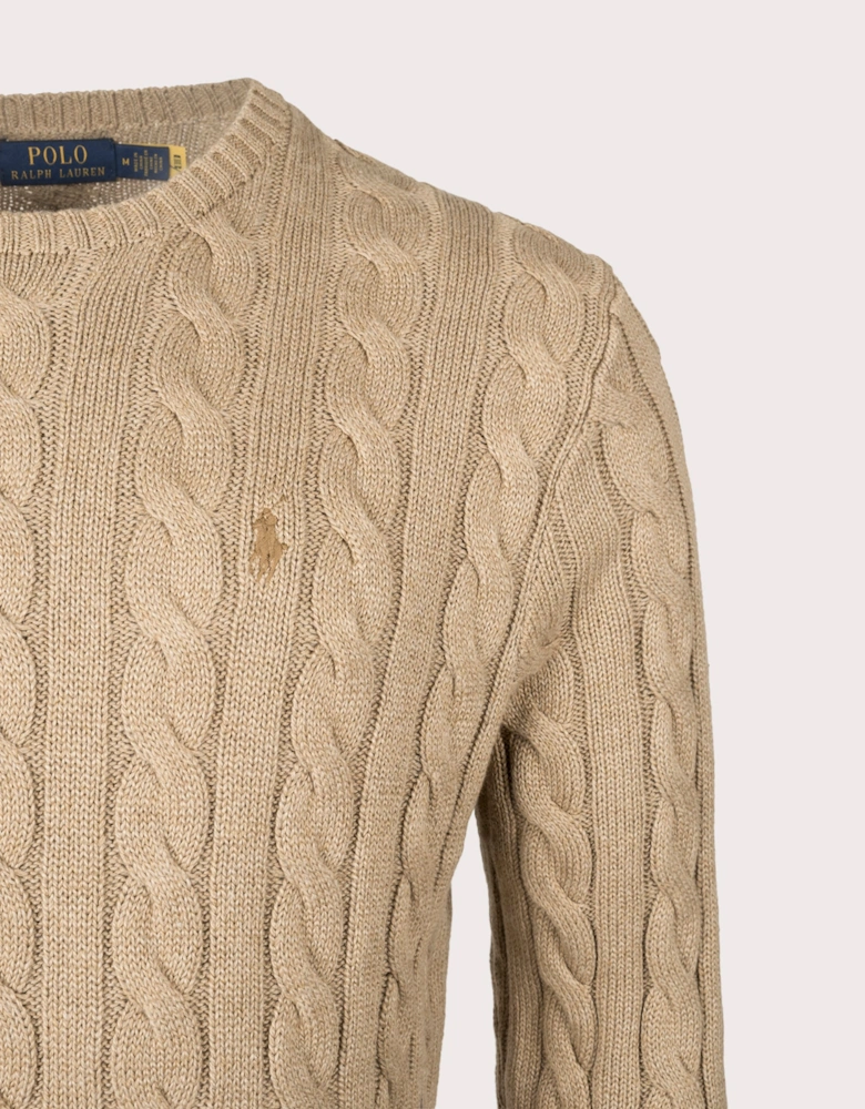 Cable Knit Cotton Jumper