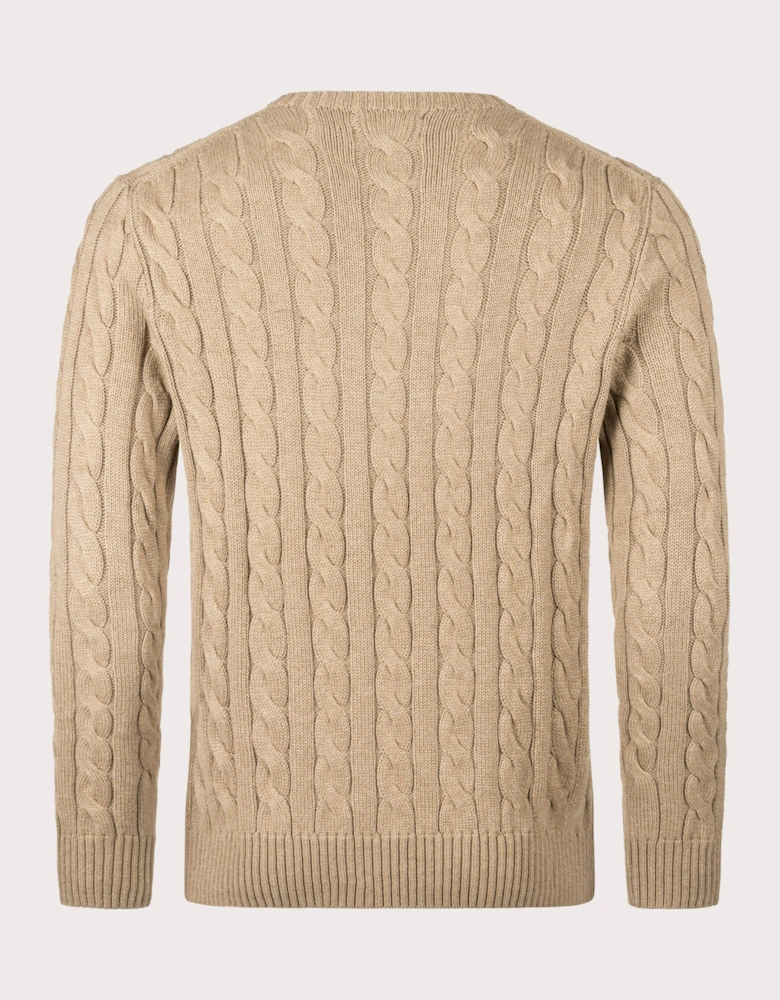 Cable Knit Cotton Jumper