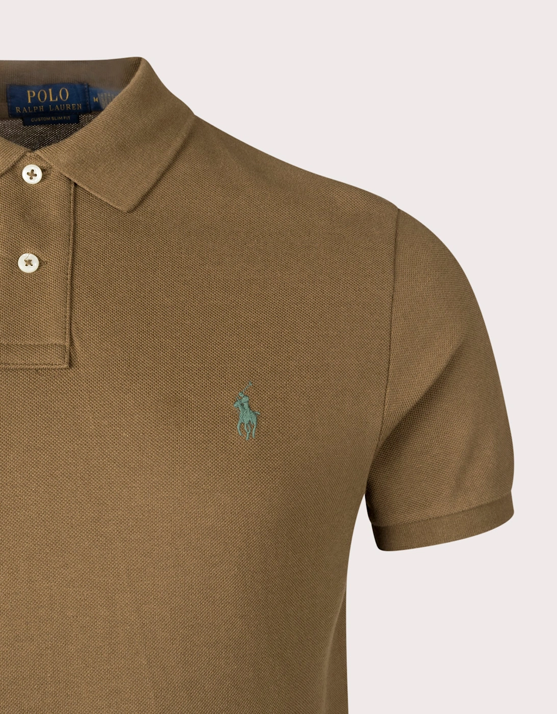 Custom Slim Fit Mesh Polo Shirt