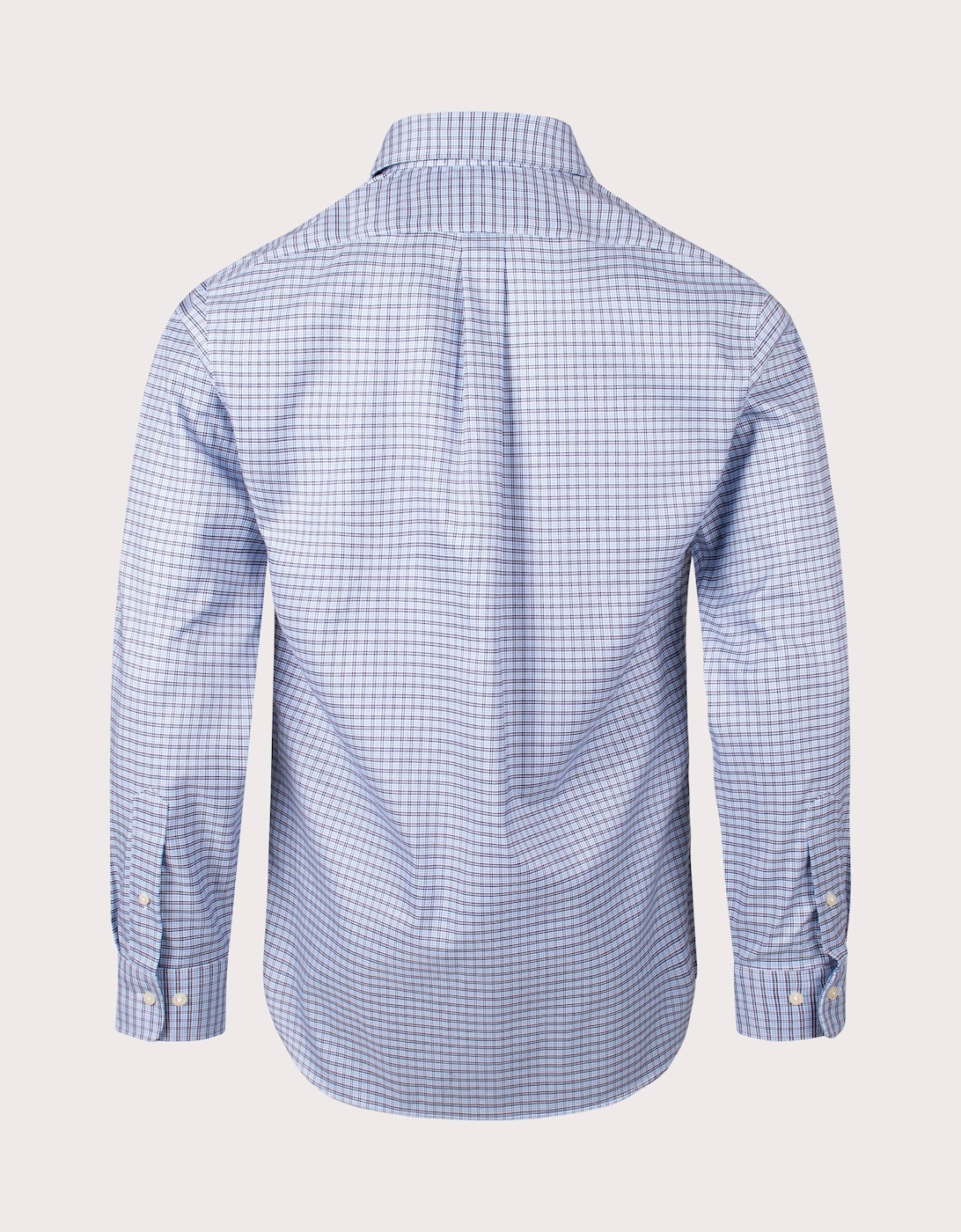 Custom Fit Gingham Pinpoint Oxford Shirt