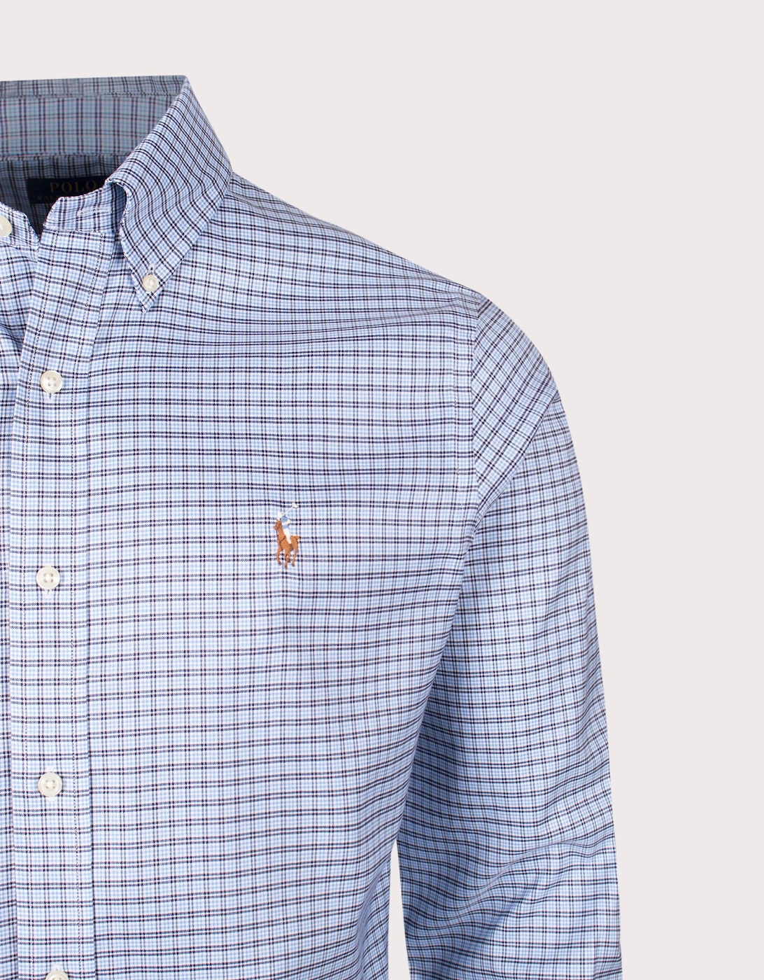 Custom Fit Gingham Pinpoint Oxford Shirt