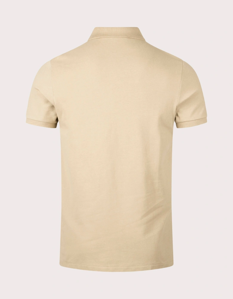 Custom Slim Fit Mesh Polo Shirt