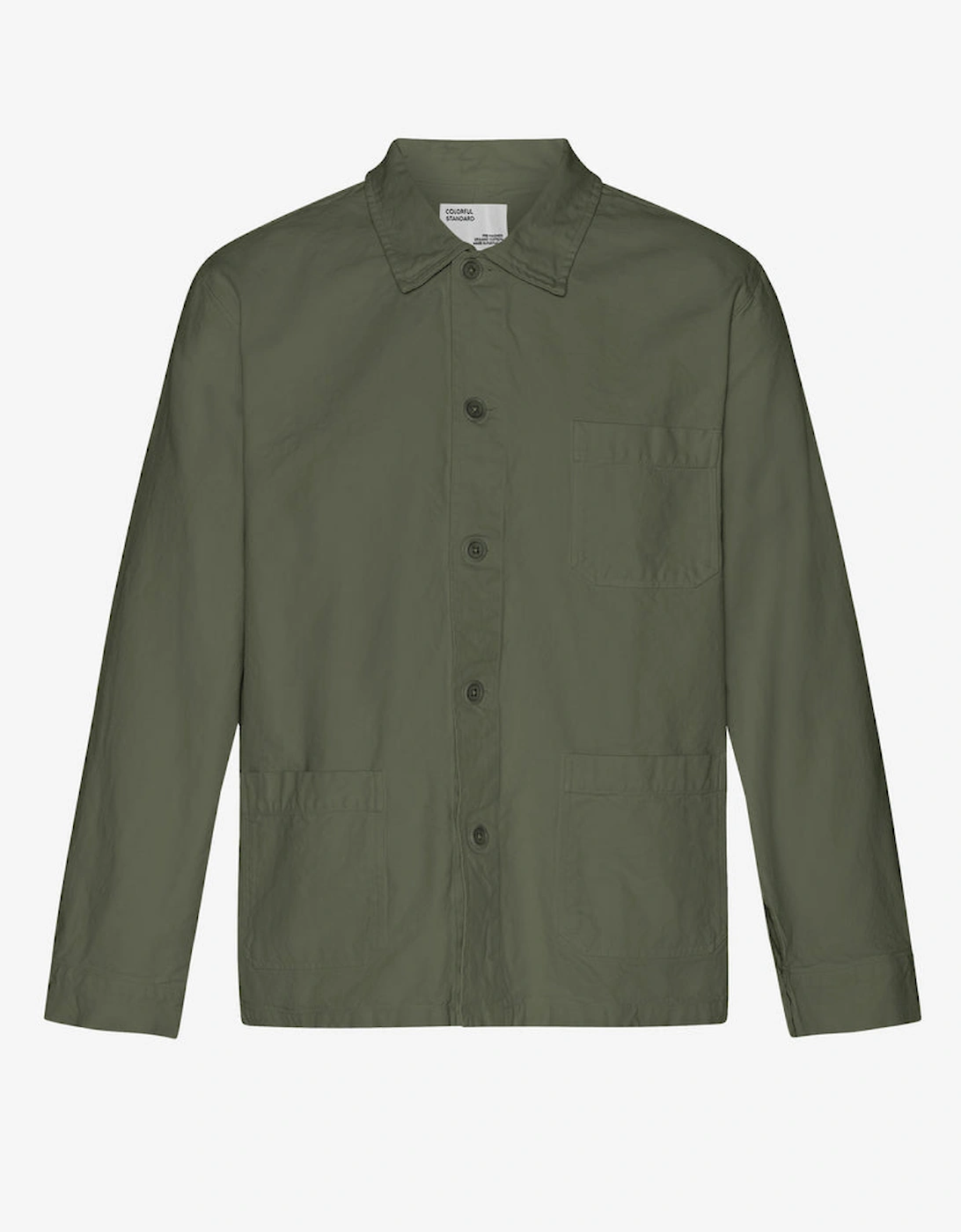 Colorful Standard Mens Organic Workwear Jacket - Dusty Olive, 2 of 1