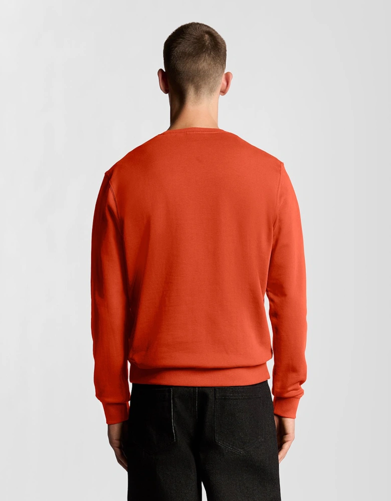 Cotton Crew Neck Sweatshirt