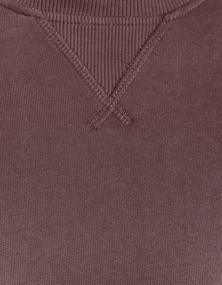 Cotton Crew Neck Sweatshirt