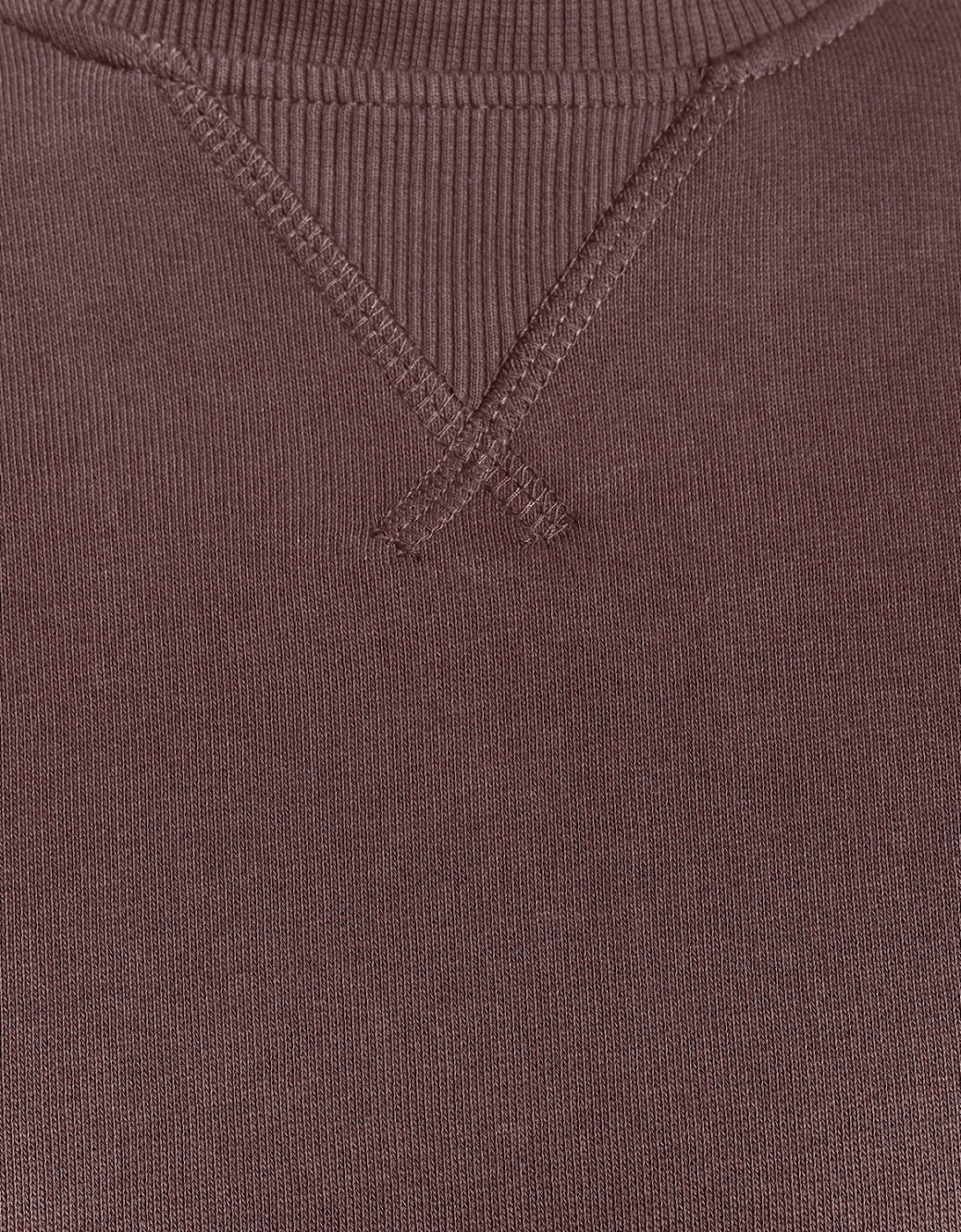 Cotton Crew Neck Sweatshirt