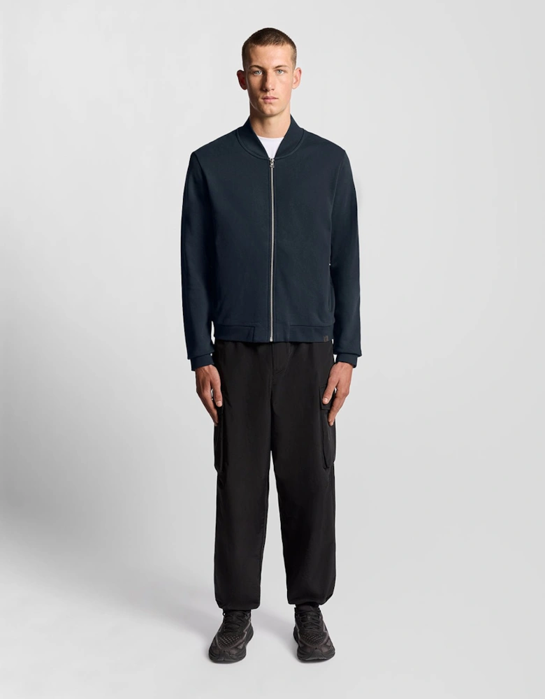 Half Raglan Sleeve Jersey Bomber