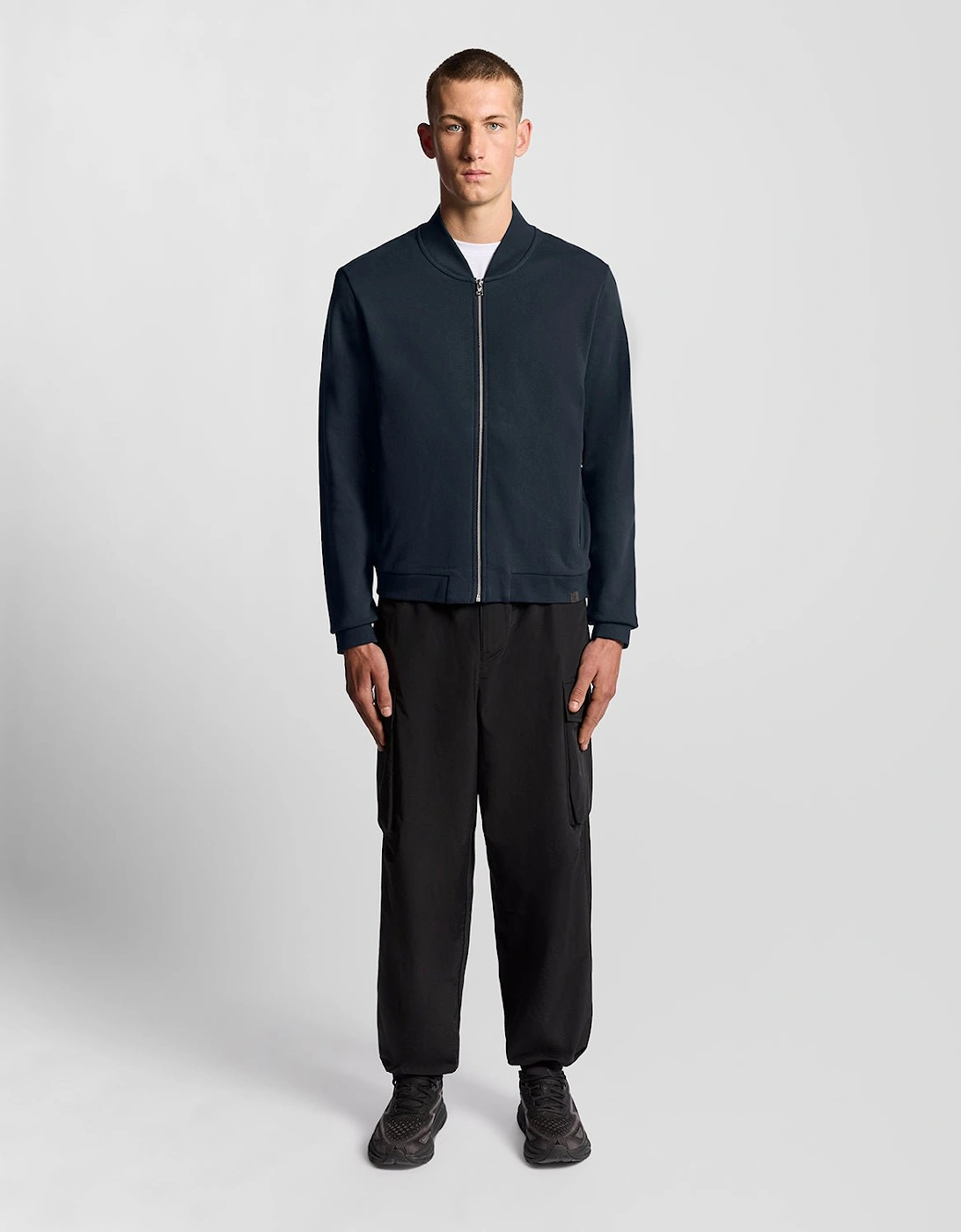 Half Raglan Sleeve Jersey Bomber