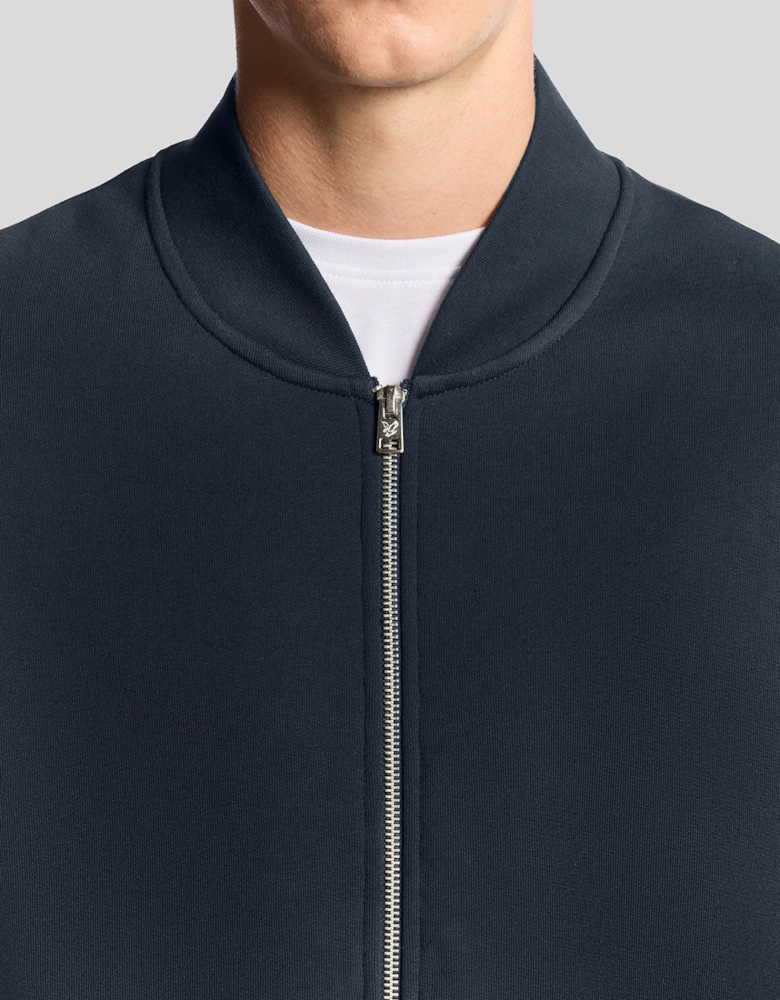 Half Raglan Sleeve Jersey Bomber