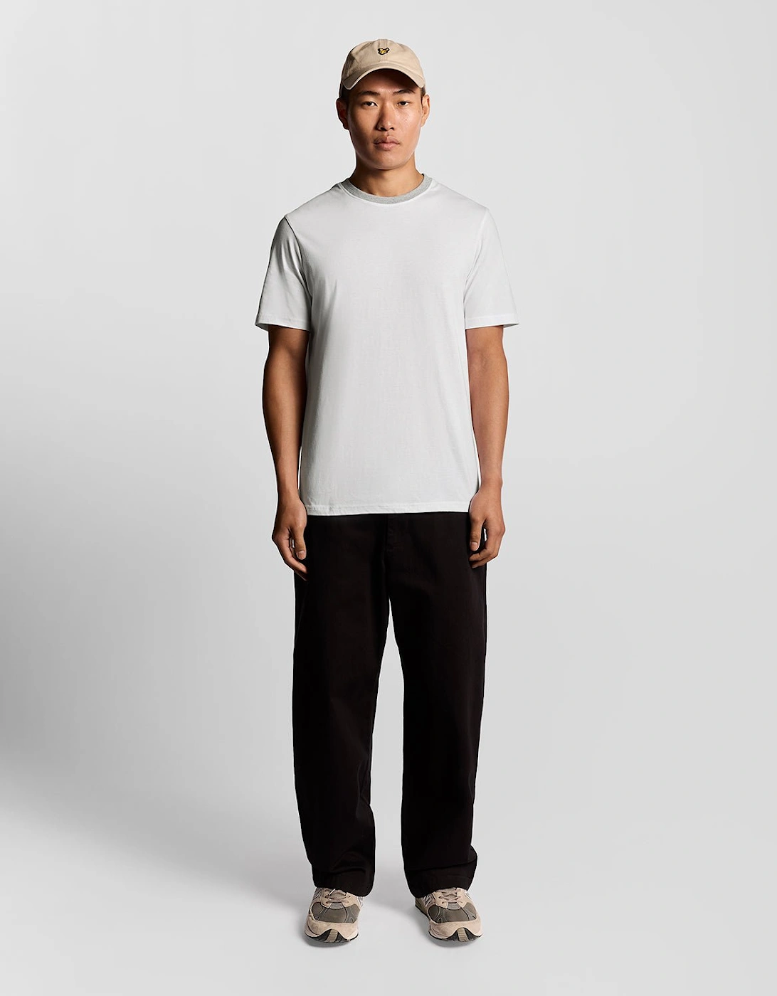 Half Raglan Cotton T-Shirt