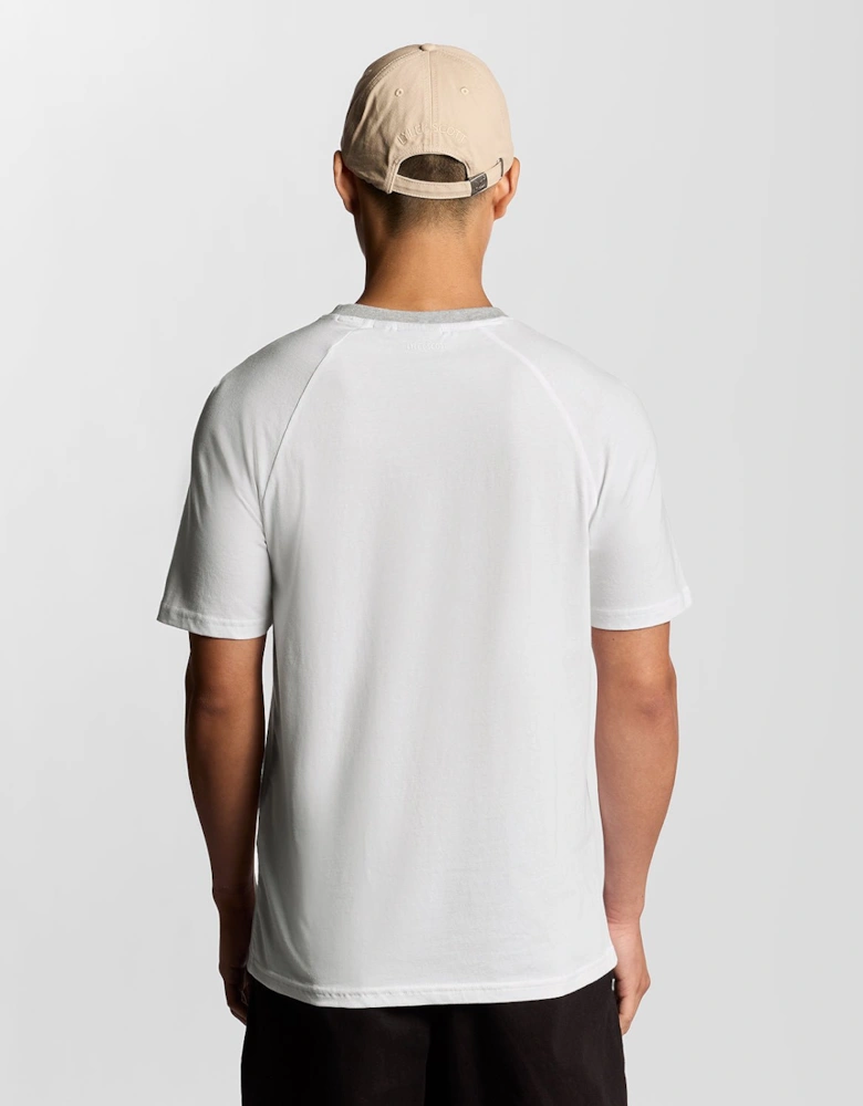 Half Raglan Cotton T-Shirt