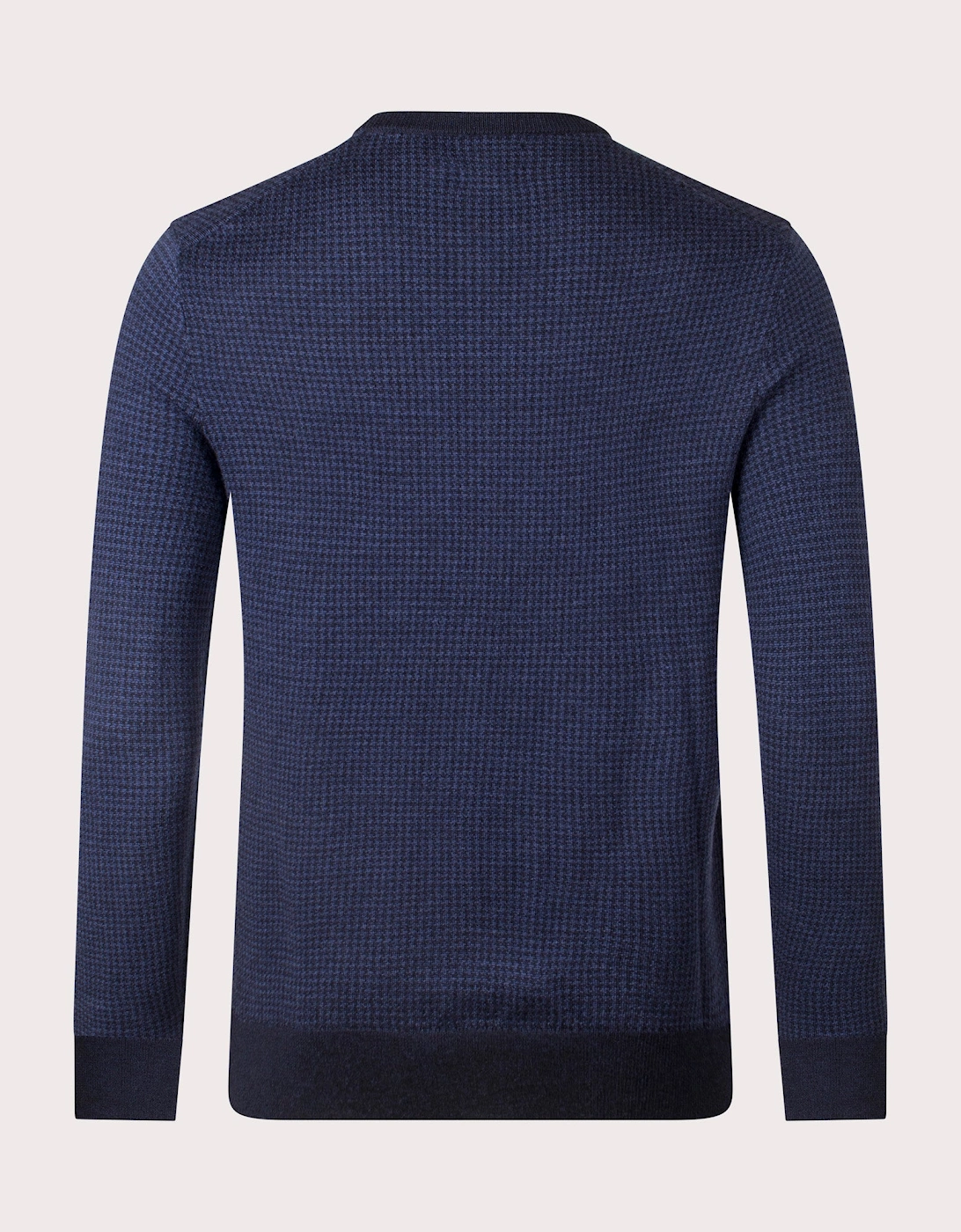 Houndstooth Wool Sweatshirt