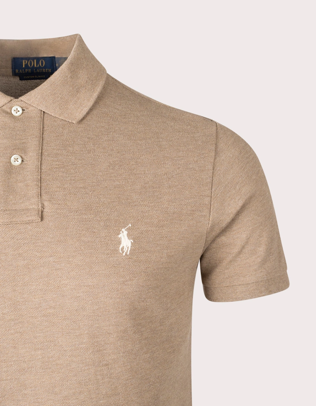 Custom Slim Fit Mesh Polo Shirt