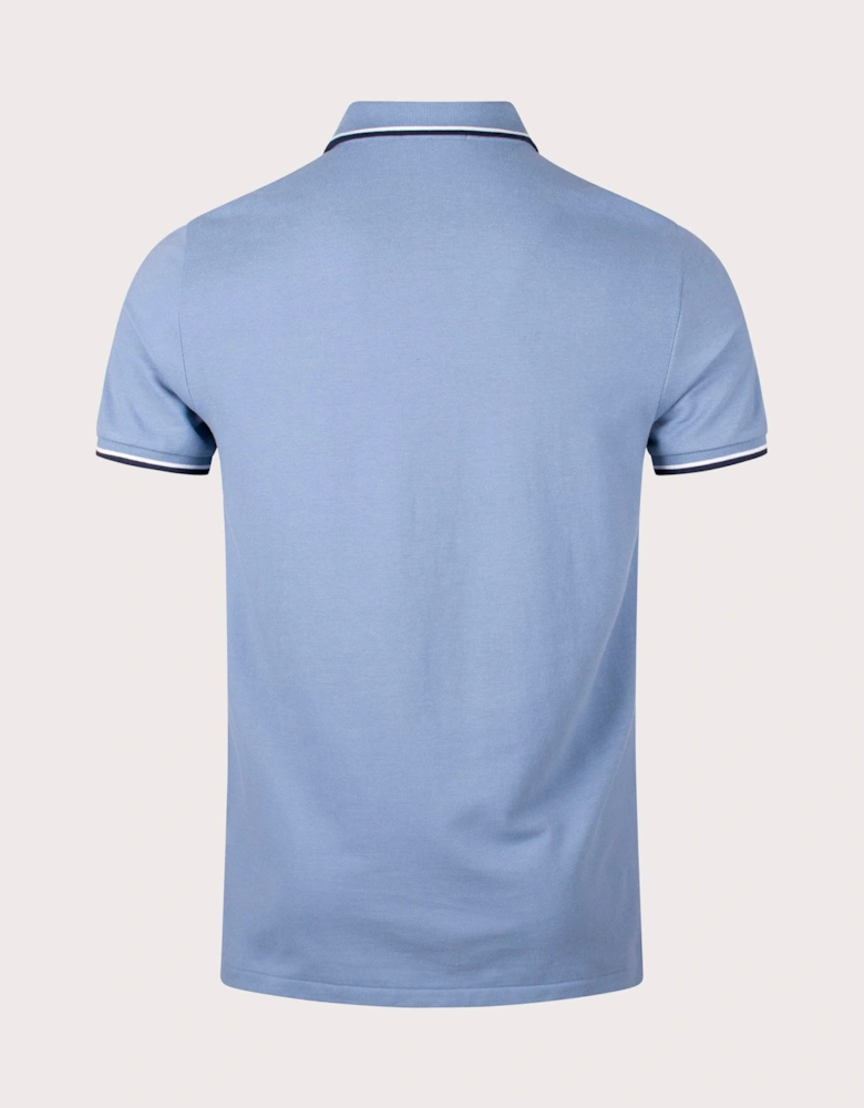Custom Slim Fit Mesh Polo Shirt