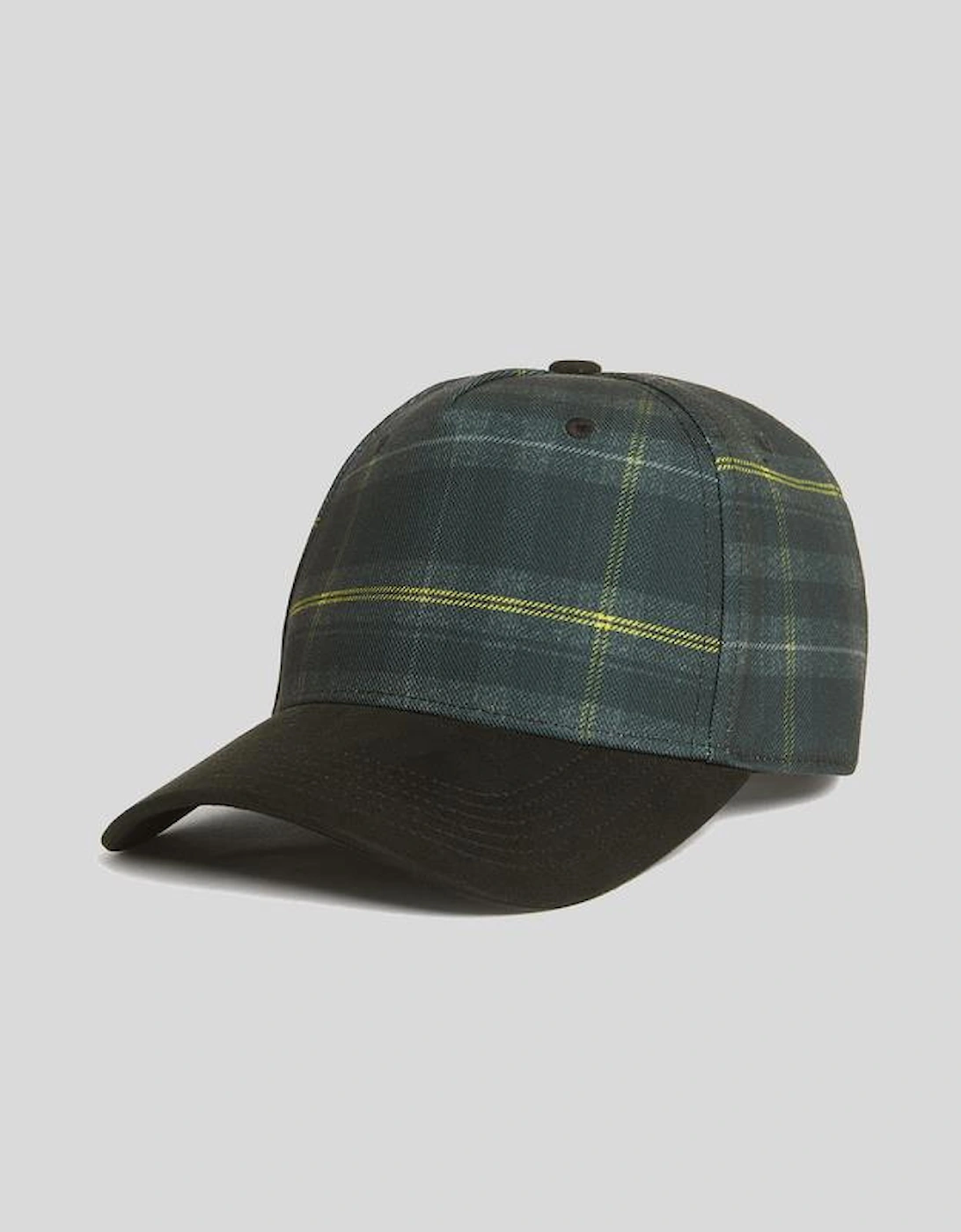 Contrast Tartan Check Baseball Cap, 4 of 3