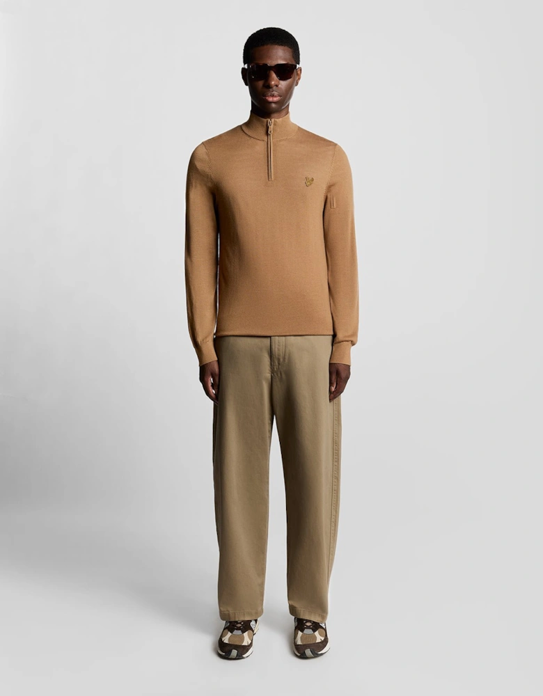 Merino Wool 1/4 Zip Jumper