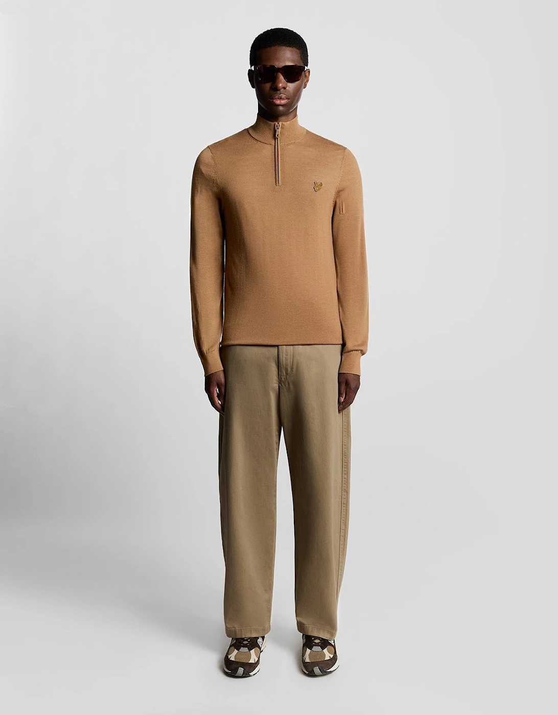Merino Wool 1/4 Zip Jumper