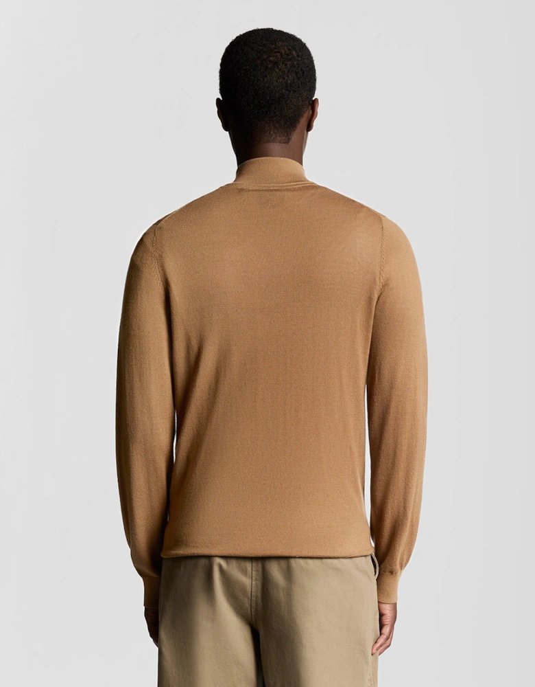 Merino Wool 1/4 Zip Jumper