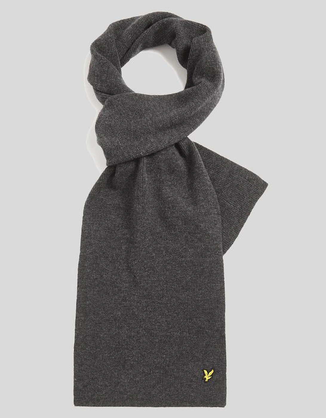 Lambswool Blend Ribbed Scarf, 4 of 3