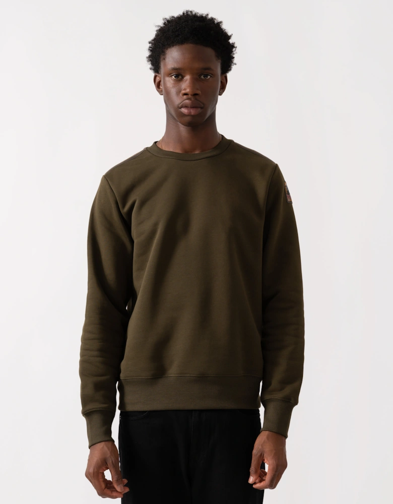 K2 Mens Crew Neck Sweatshirt - Deep Moss 117