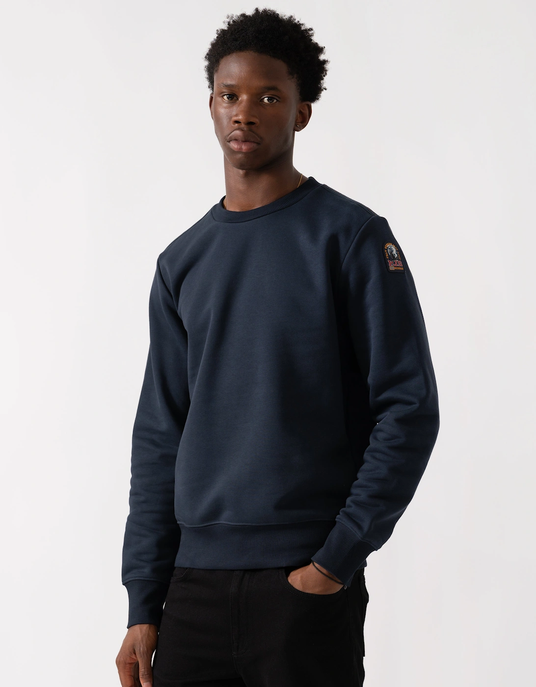 K2 Mens Crew Neck Sweatshirt - Blue Navy 316, 2 of 1
