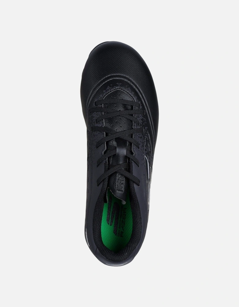 Performance Razor 1.5 Jr Youth FG Men's Black/Silver Football Boots
