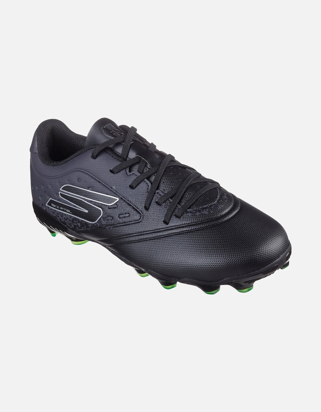 Performance Razor 1.5 Jr Youth FG Men's Black/Silver Football Boots, 6 of 5