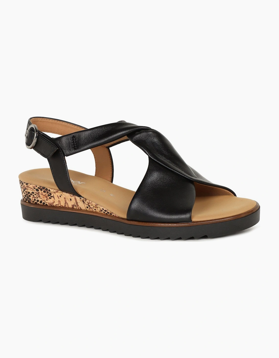 Gabor Women's Black Rich Sandals  Size 5