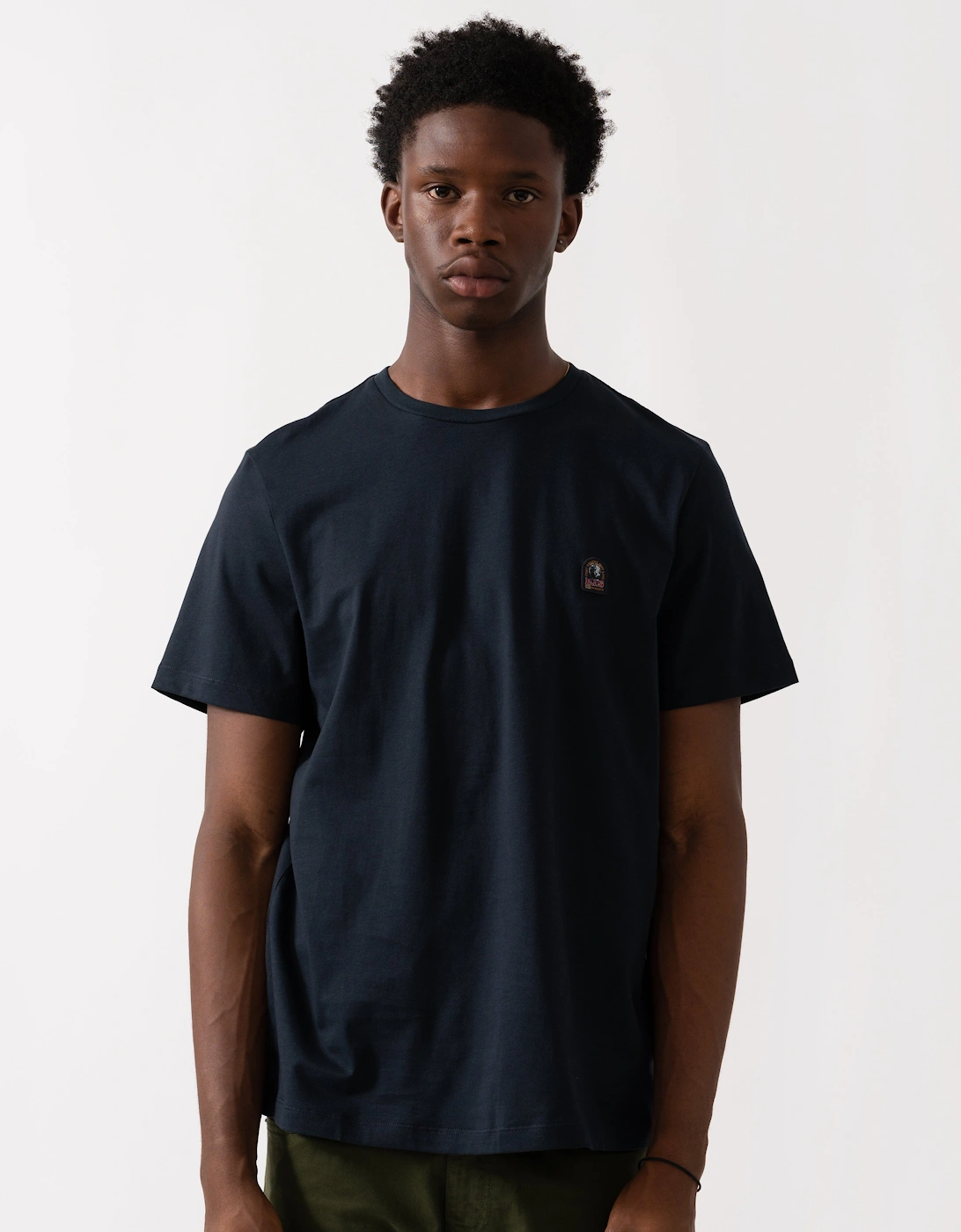 Patch Tee Mens T-Shirt - Blue Navy 316, 2 of 1