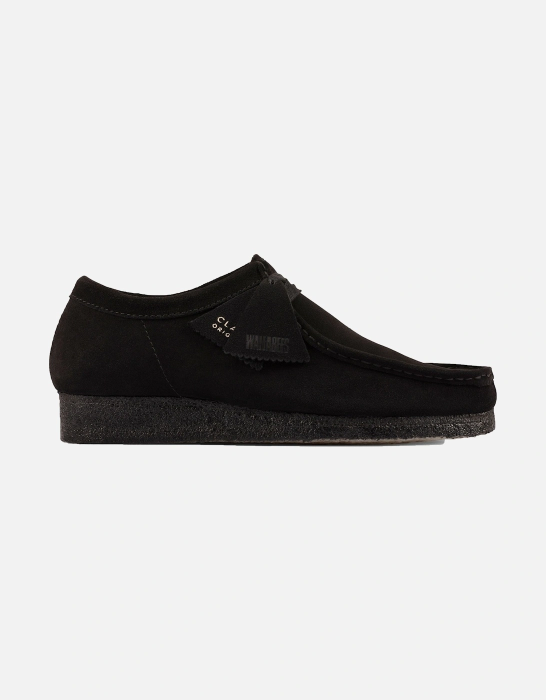 Men's Clarks Originals Wallabee Shoe Black Suede - Size: 7