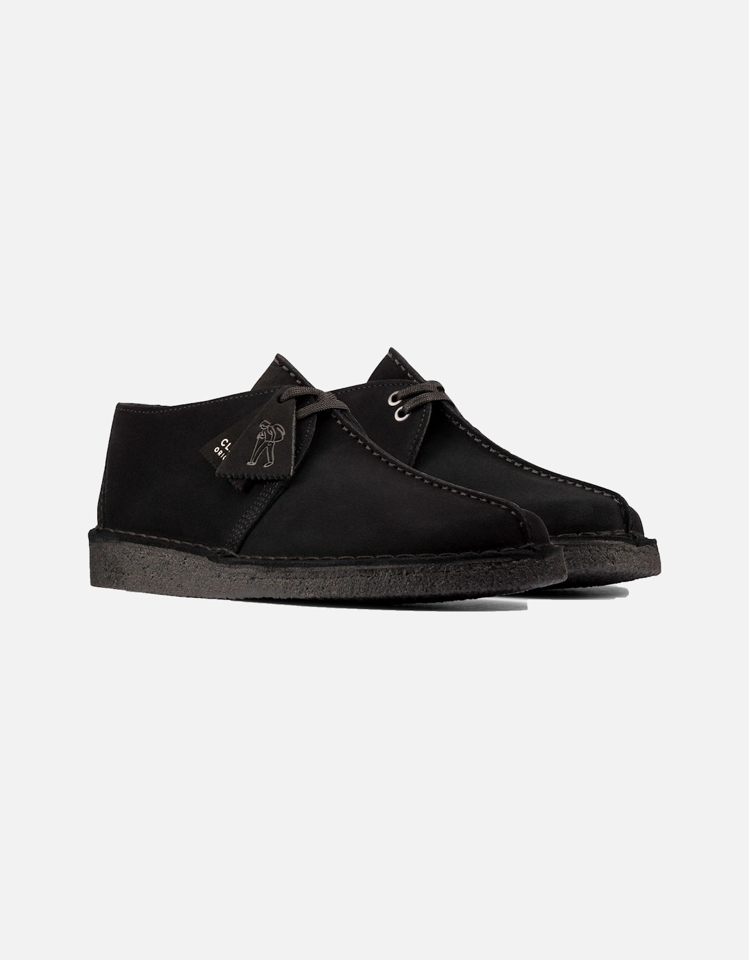 Originals Desert Trek Casual Shoe Black Suede