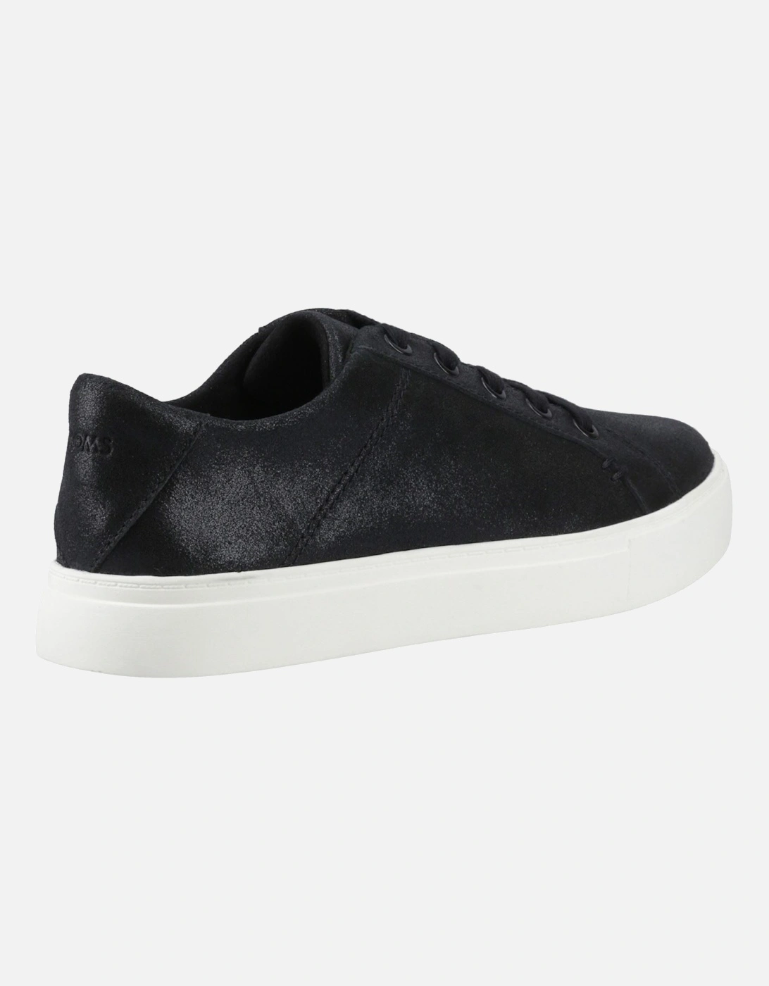 Kameron Lace-Up Leather Women's Black Metallic Trainers