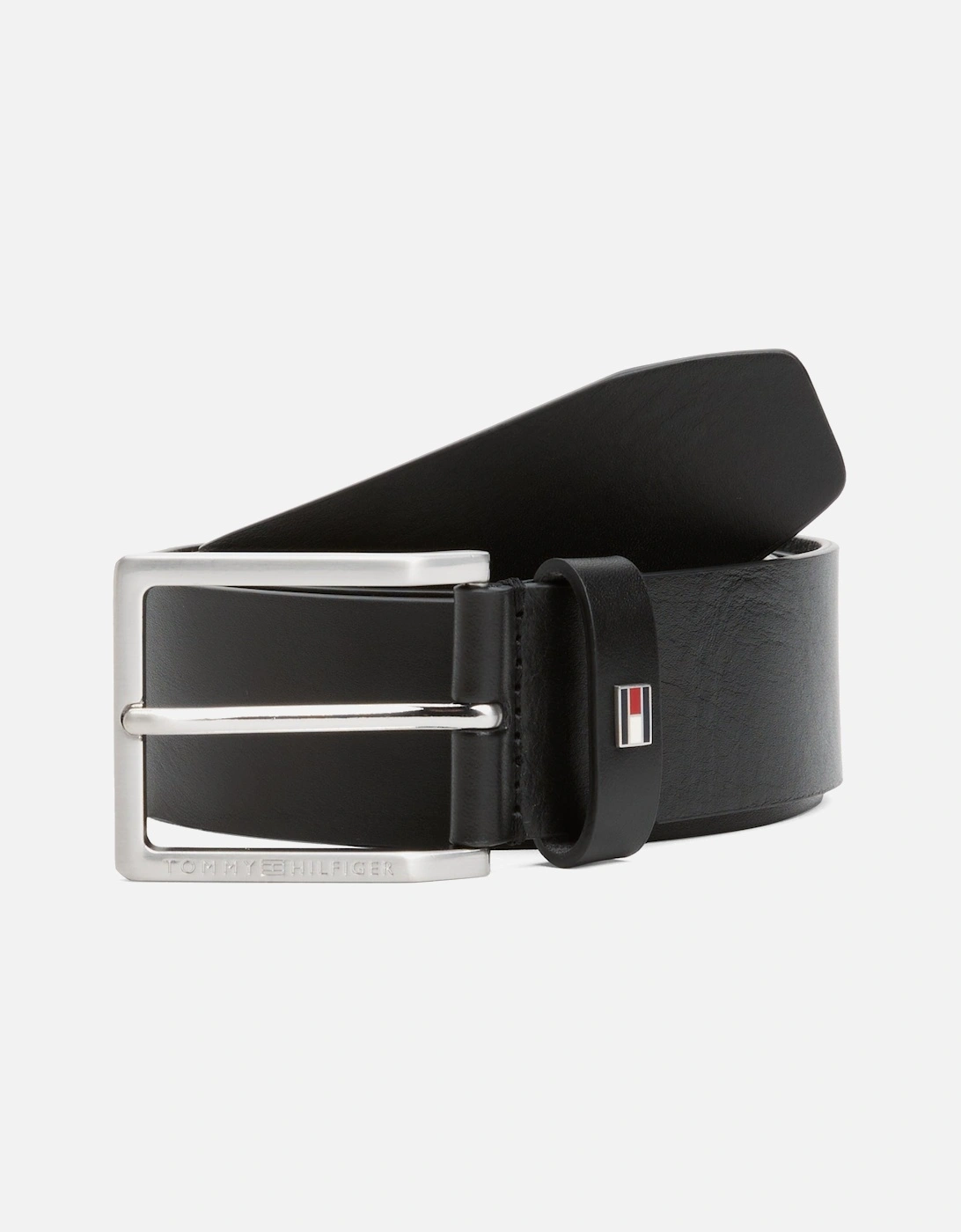 Adan Tonal Square Buckle Mens Leather Belt - Black, 2 of 1