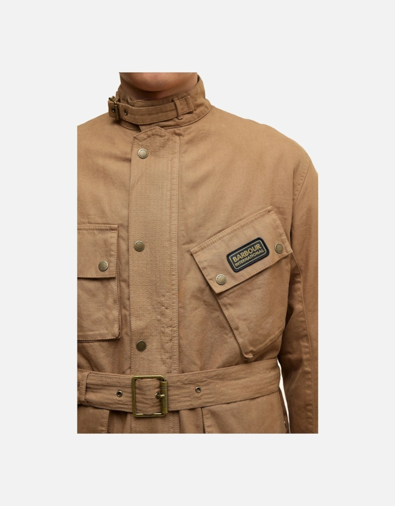 Washed Casual A7 Jacket Sandstone