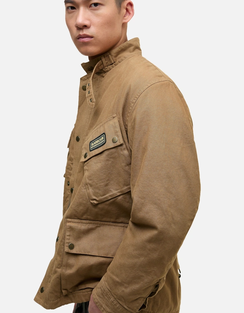 Washed Casual A7 Jacket Sandstone