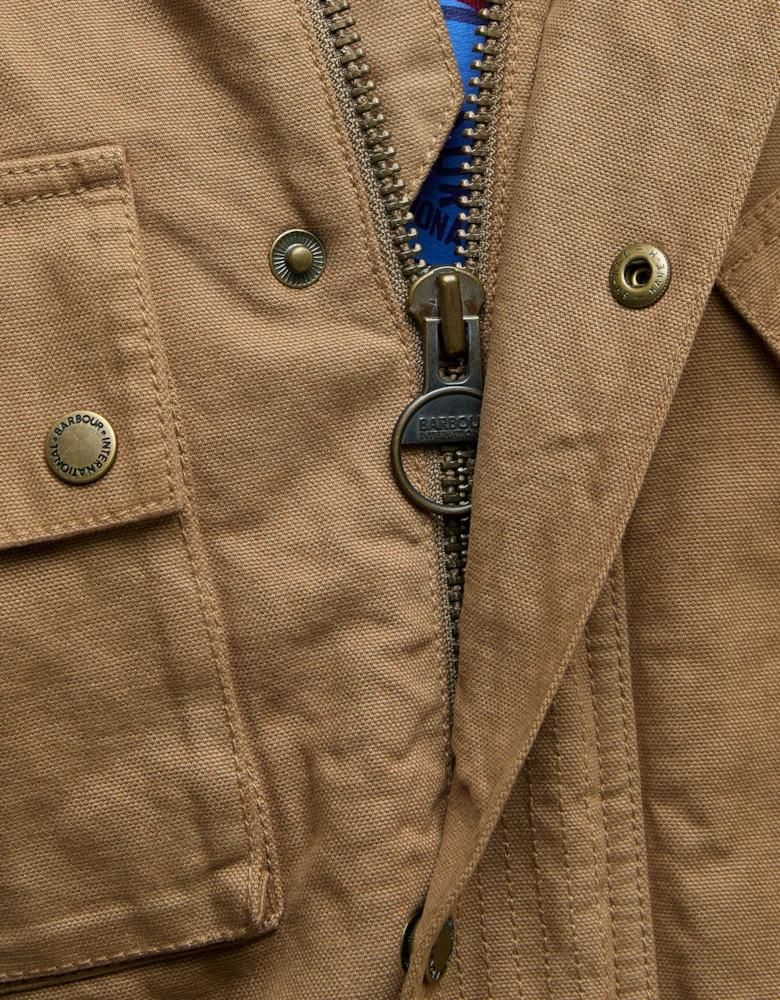 Washed Casual A7 Jacket Sandstone