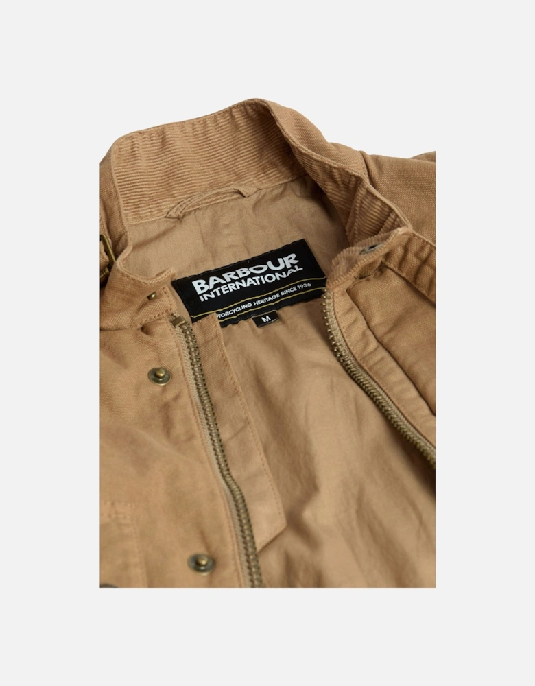 Washed Casual A7 Jacket Sandstone