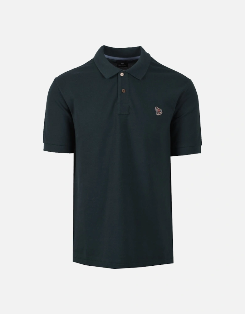Zebra Polo Green