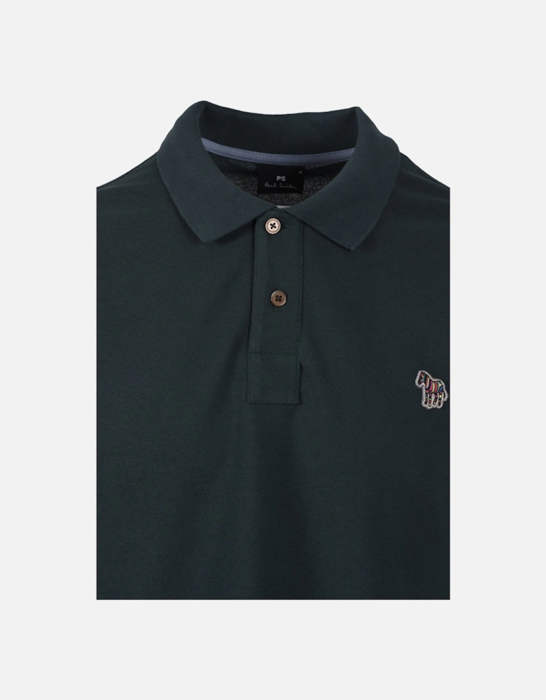 Zebra Polo Green