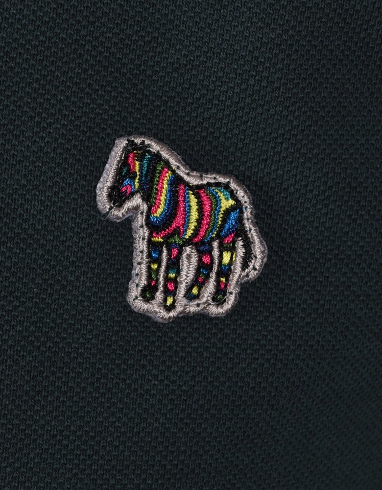 Zebra Polo Green